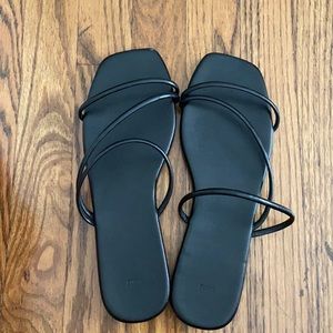 Shein black strappy sandal